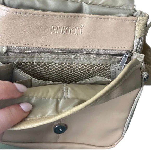 Buxton Leather Crossbody Travel Bag - Picture 4 of 7